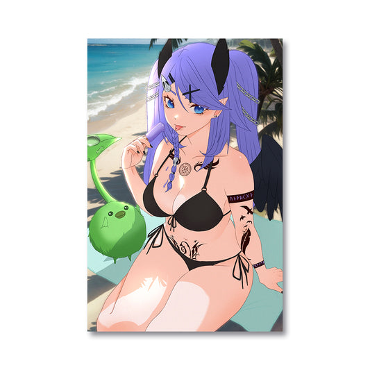 LoonaValkyria Beach Day Poster