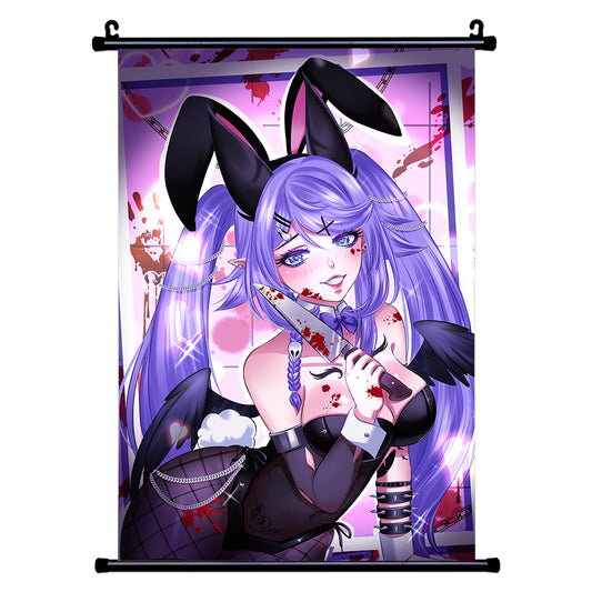 LoonaValkyria Bunny Slayer Wall scroll