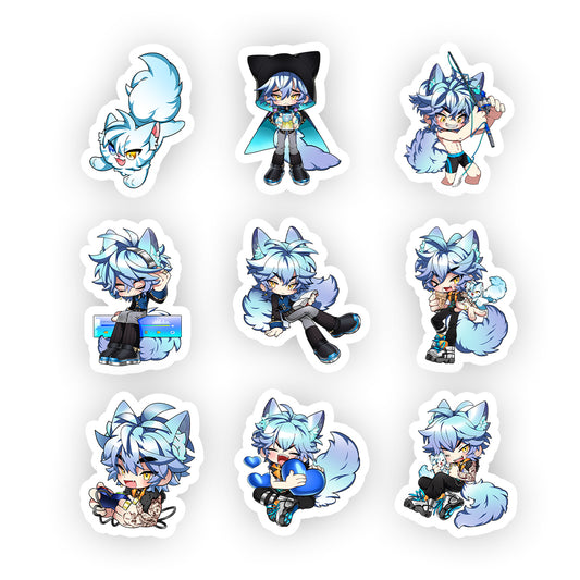Lucis Custos "Clowder of Catboy" Sticker Pack