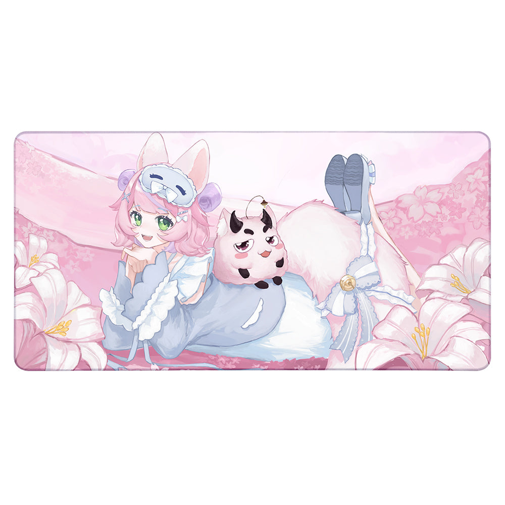 Lunitooony Flower Field xxl mousepad