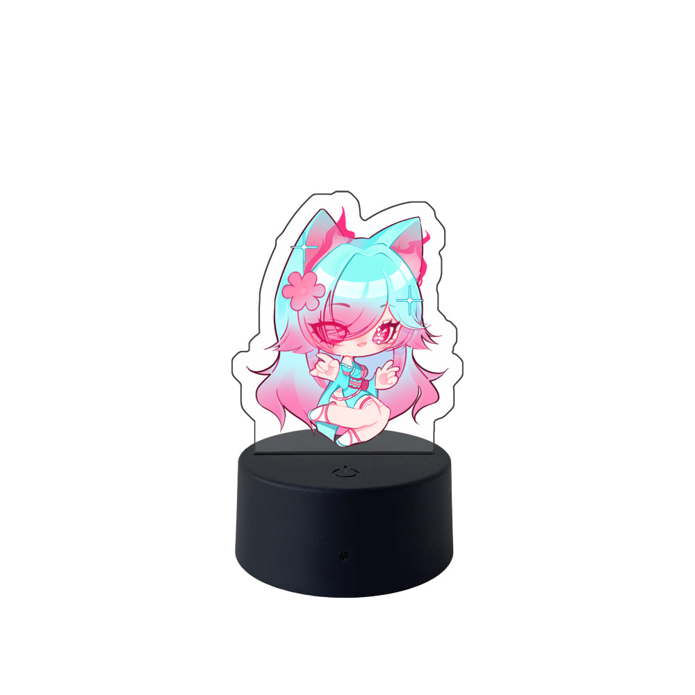 AkumaMikoVT Chibi LED Desk Lamp