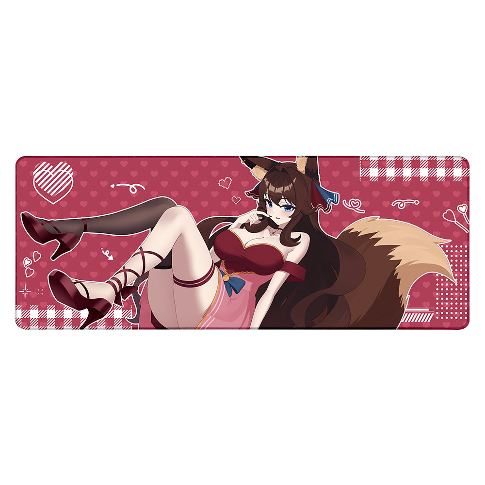 MaknCh3esy "Silly Fox" XL Mousepad