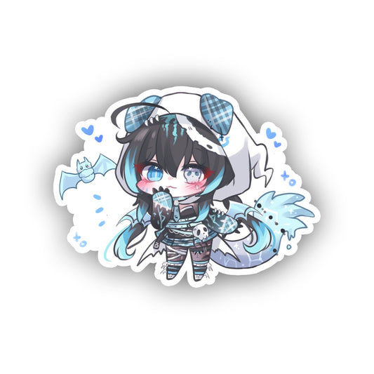 Marixa Chibi Love Sticker