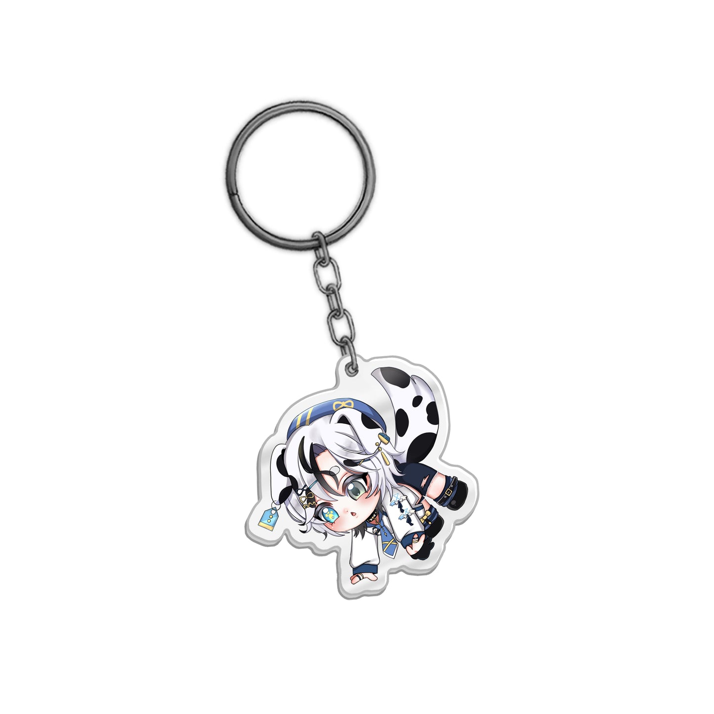 MayPupVT "Dangling Dalmatian" Acrylic Keychain