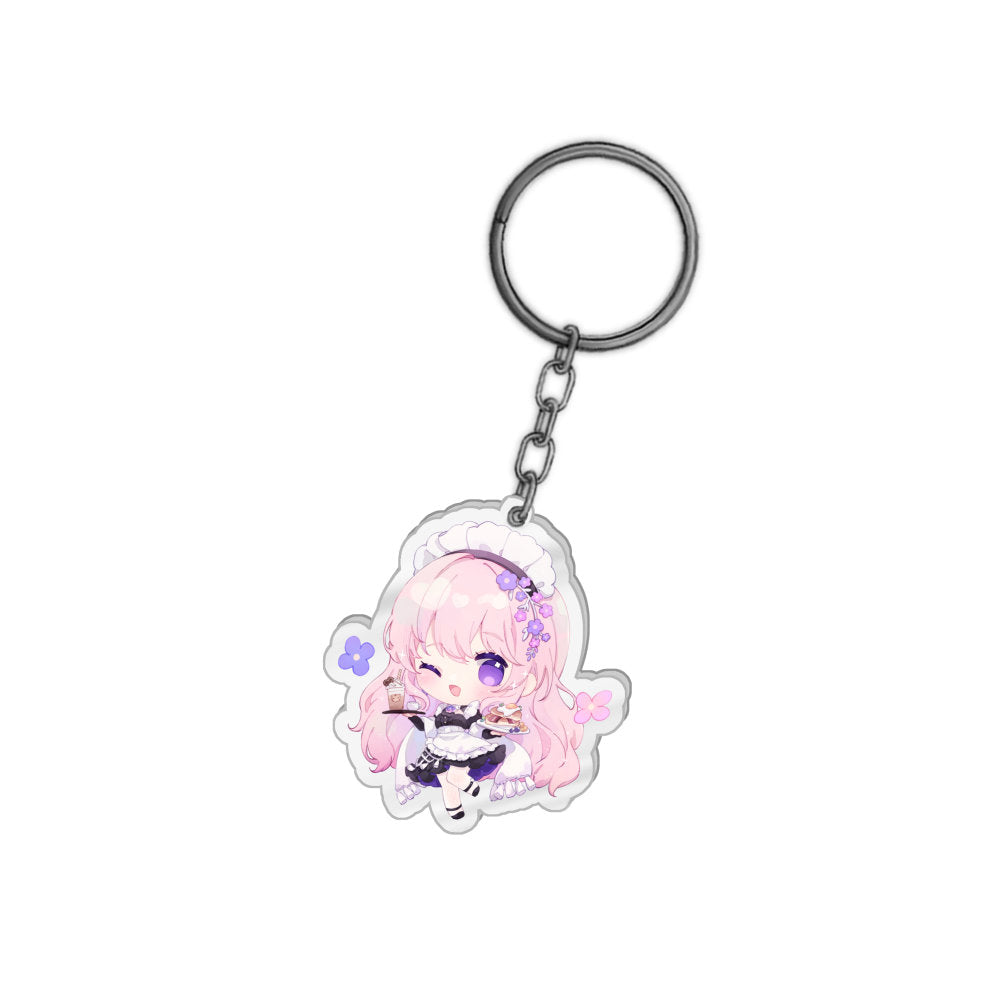 MayuLarkspur Sweets Service Keychain