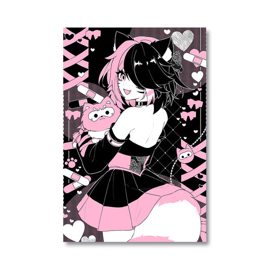 KutieKatt Brat Cat Poster