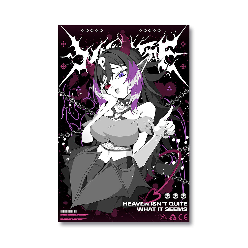 Viiollatte "Demonic Sass" Poster