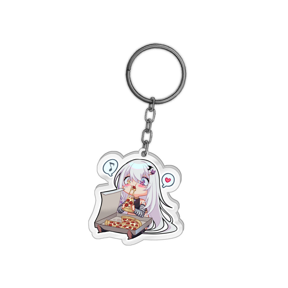 Mefelis_Hex Pizza Keychain