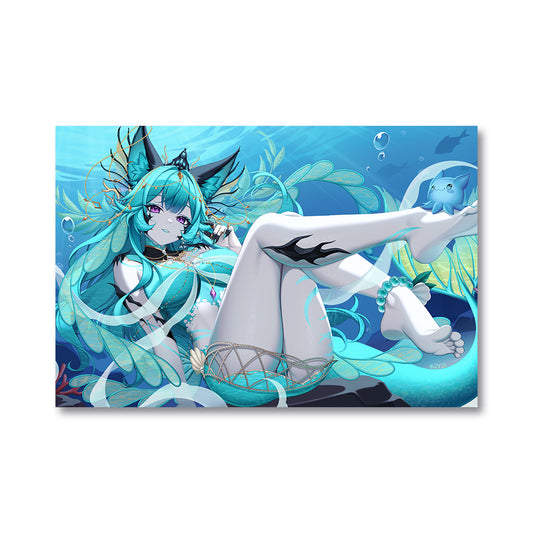 Melibellule "Sea Wolf Siren" Poster