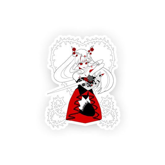 MelroseeVT Thorn and Rose Sticker
