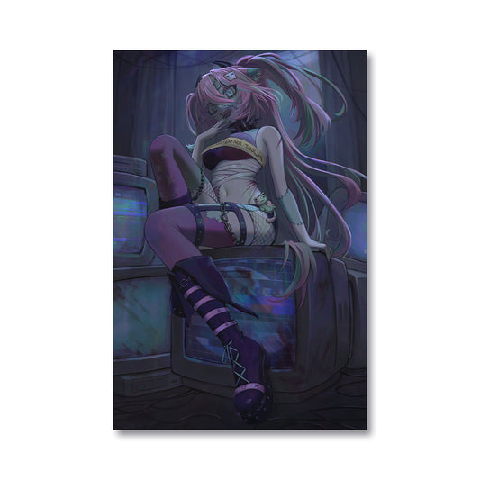 meowza "Haunted" Poster