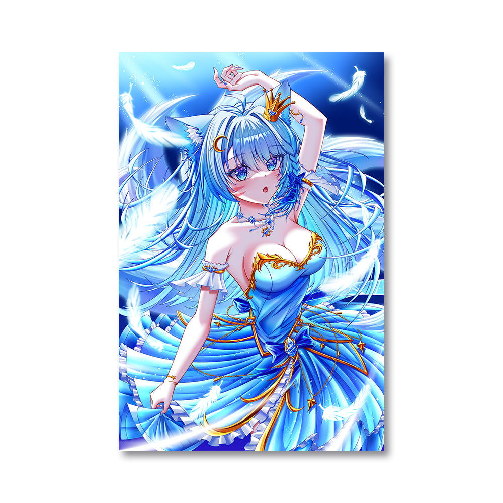 MewsicalMiqo Moonlit Feathers Poster
