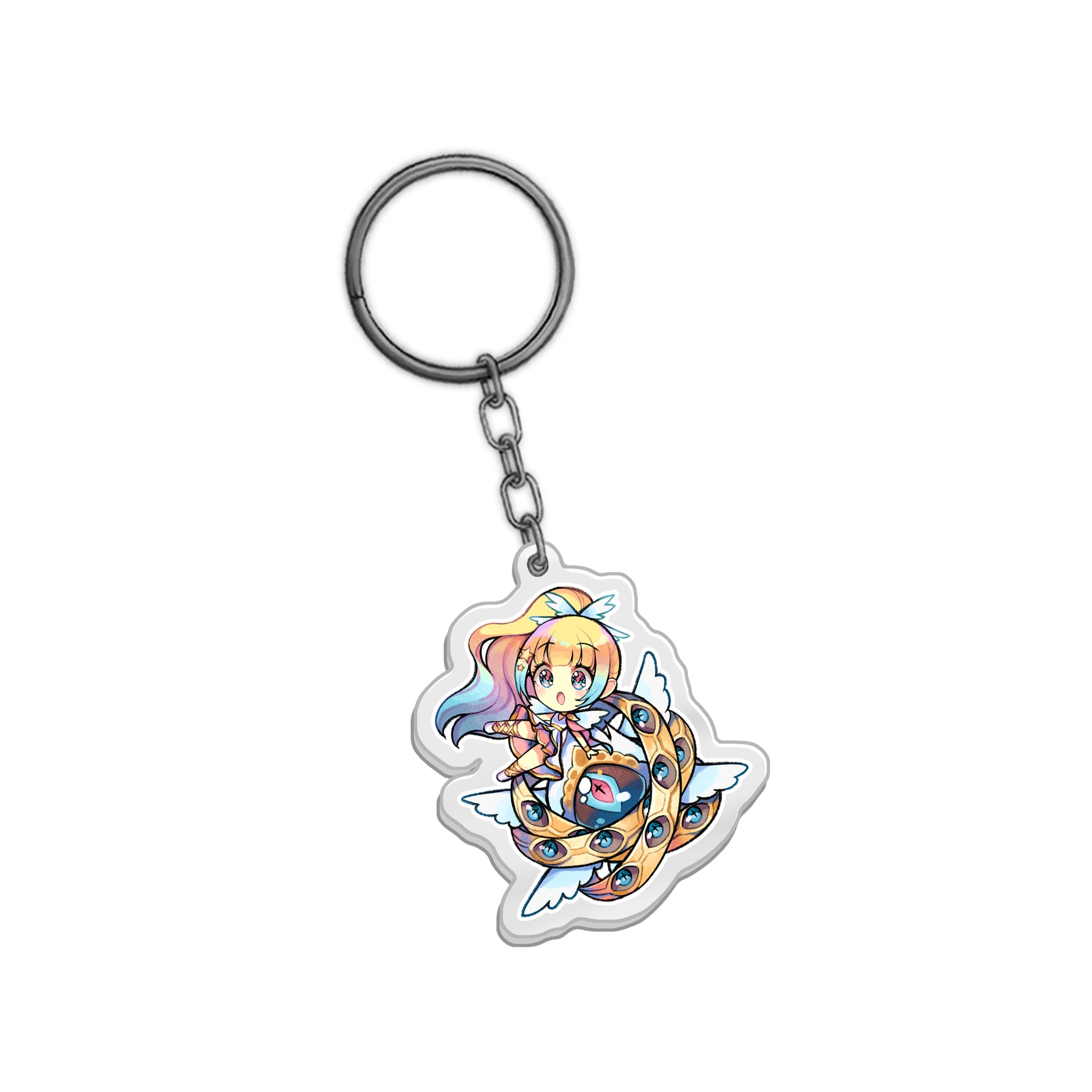 MiaMikhail Real Angel Form Keychain