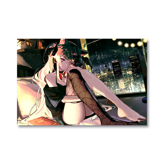 MinoriKyun Cozy Nights Poster