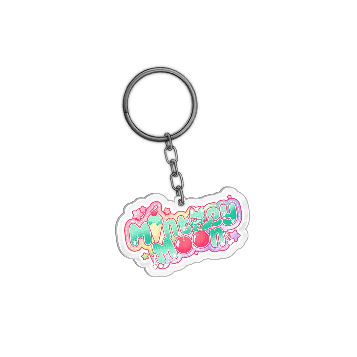 MintzeyMoon Logo V.2 Keychain