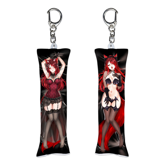 M'iyu Fhey "Sanguine Seduction" Black  Daki Keychain
