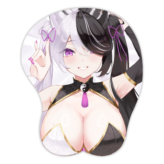 MomoChanVt Ying and Yang 3D Mousepad