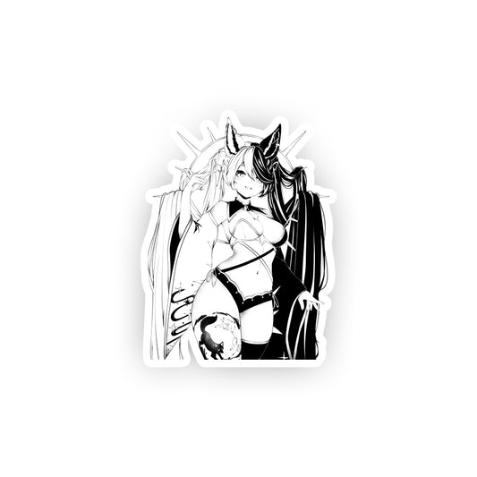 MomoChanVT Yin and Yang Sticker