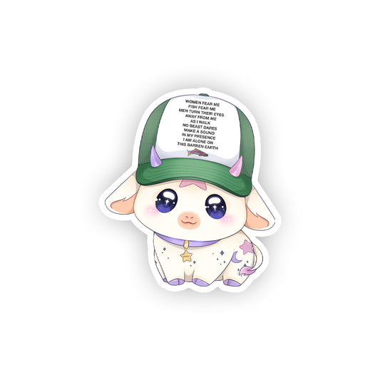 Moomistar Fish Fear Me Butters Sticker