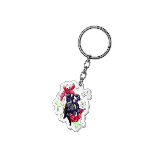 Morgan Clear Keychain