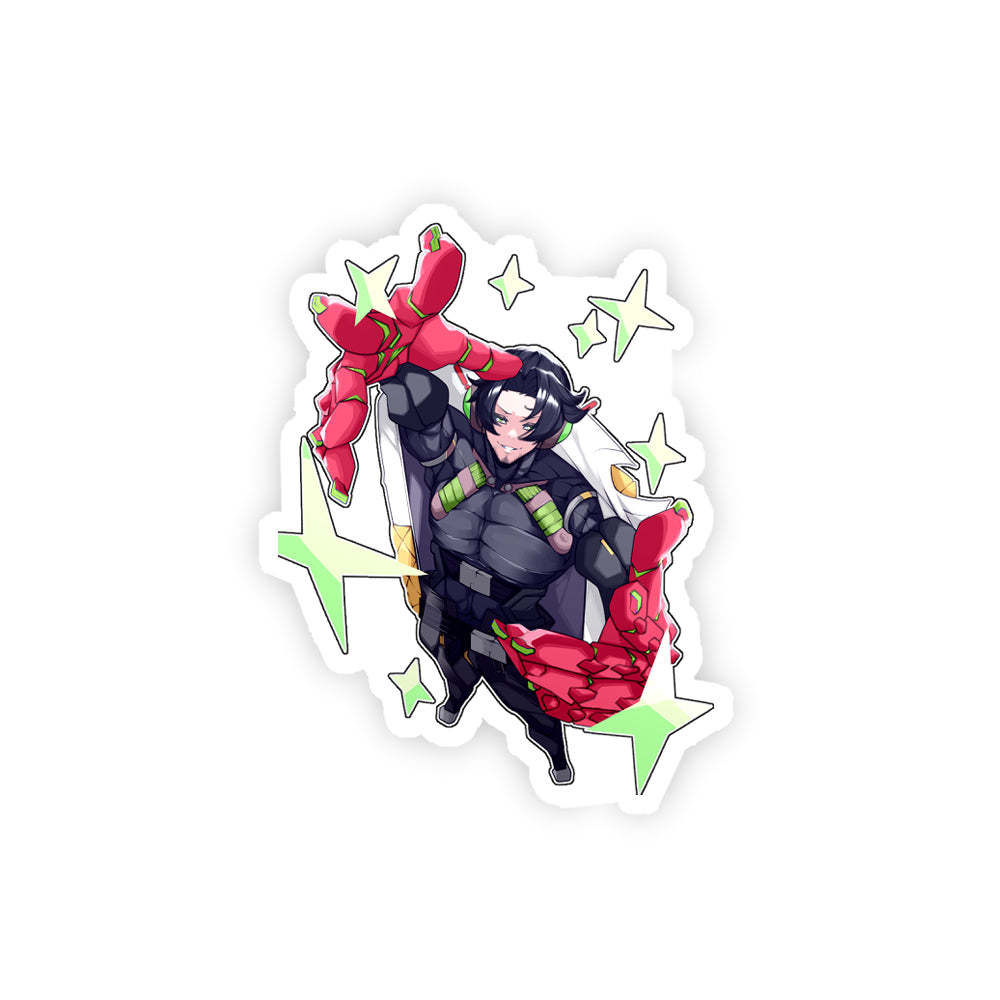Morgan Clear Sticker