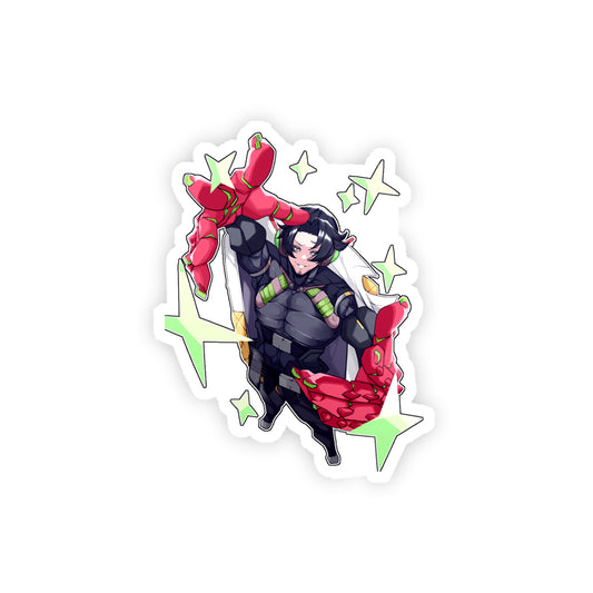 Morgan Clear Sticker