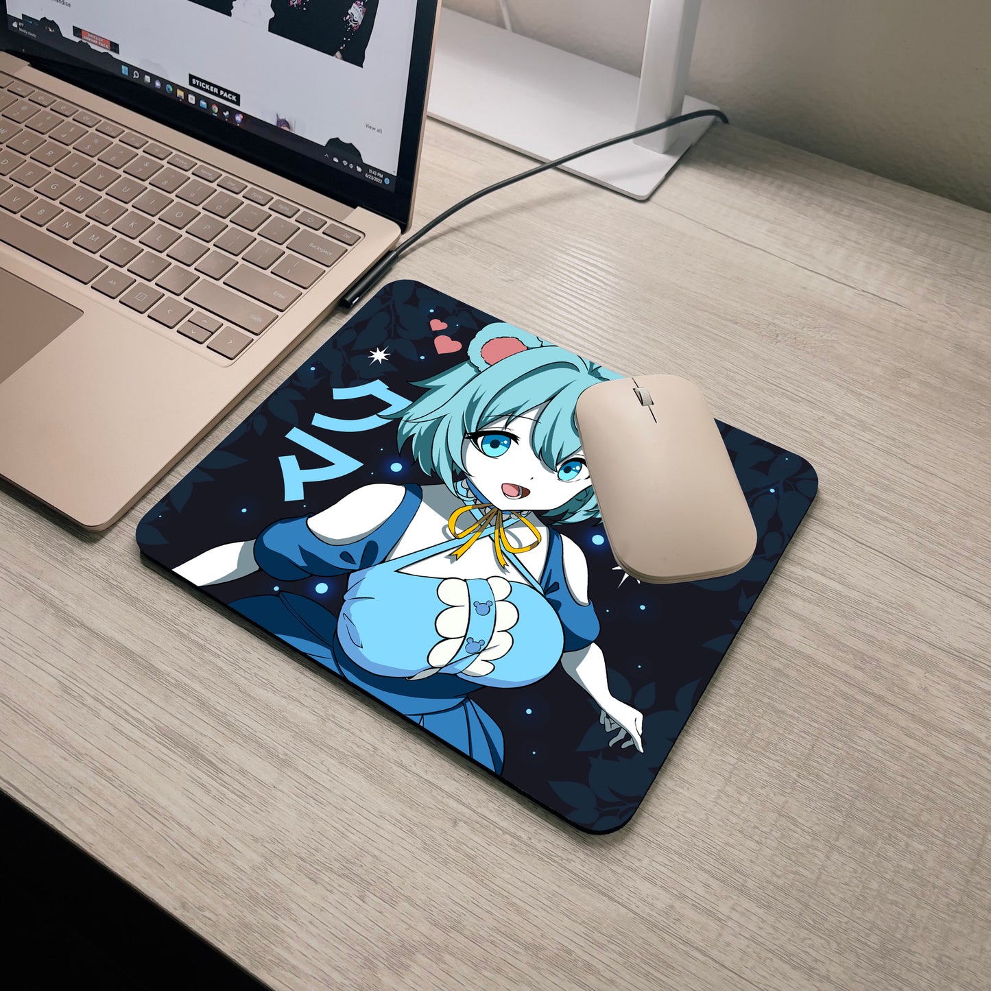 Niamocha Blue Bear Mousepad