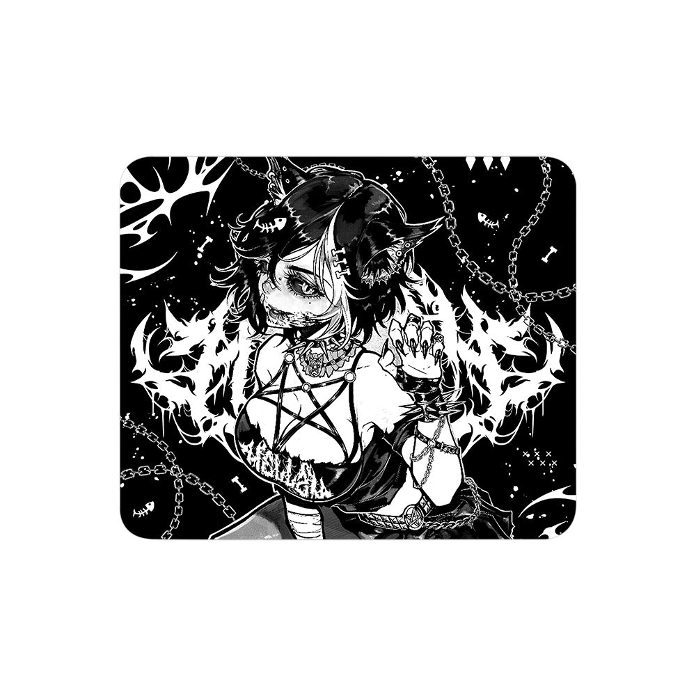 its_Hellzy "Demonic Cat" Mousepad