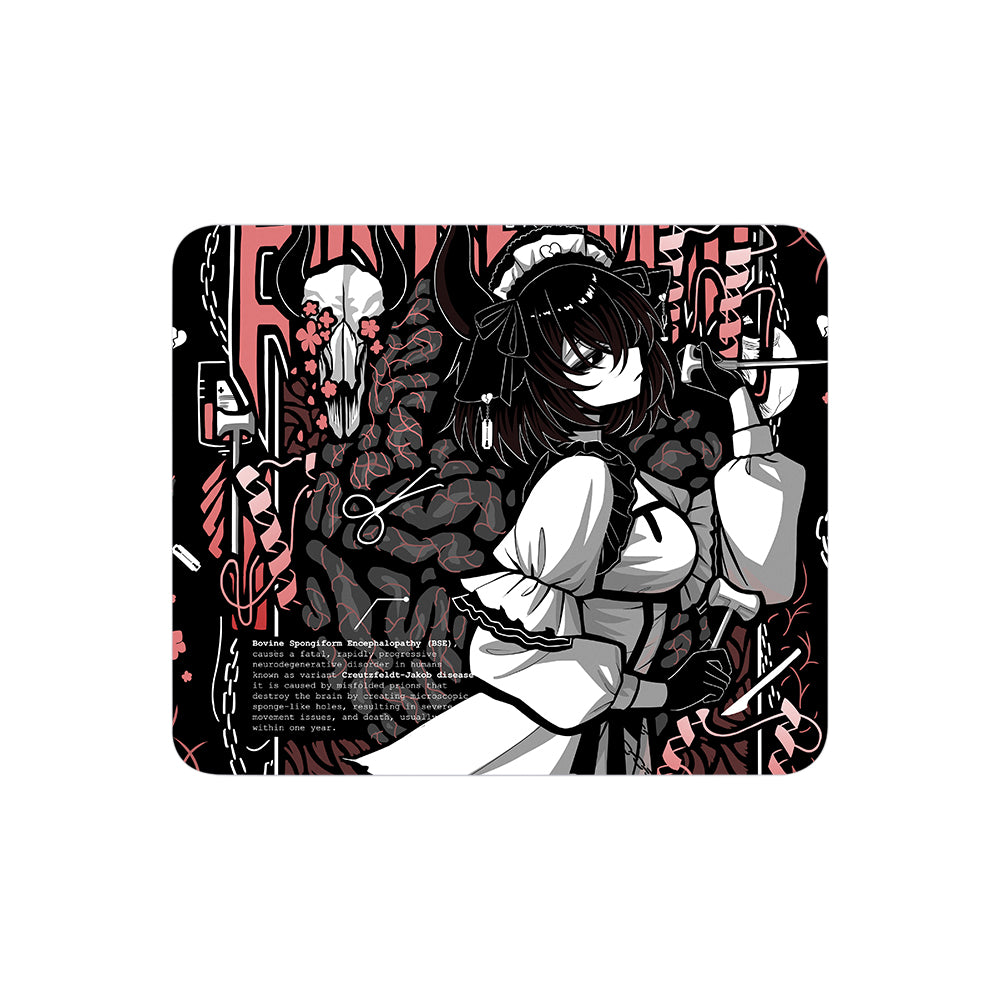 EllyRedacted "Mad Cow Doctor" Mousepad