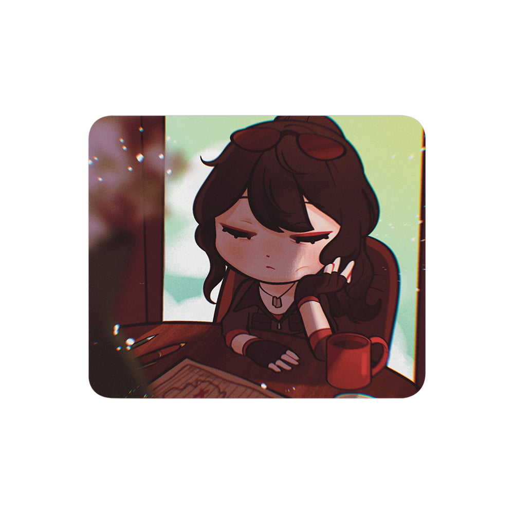 cptcamille Sleepy Morning Mousepad