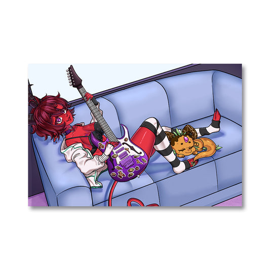 Mrs_Succ "Potatunes & Chill" Poster