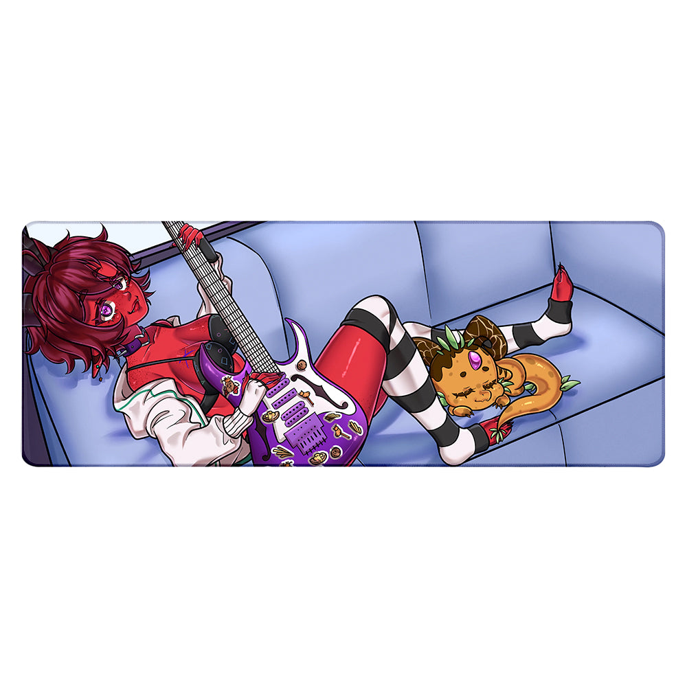 Mrs_Succ "Potatunes & Chill"  XL Mousepad