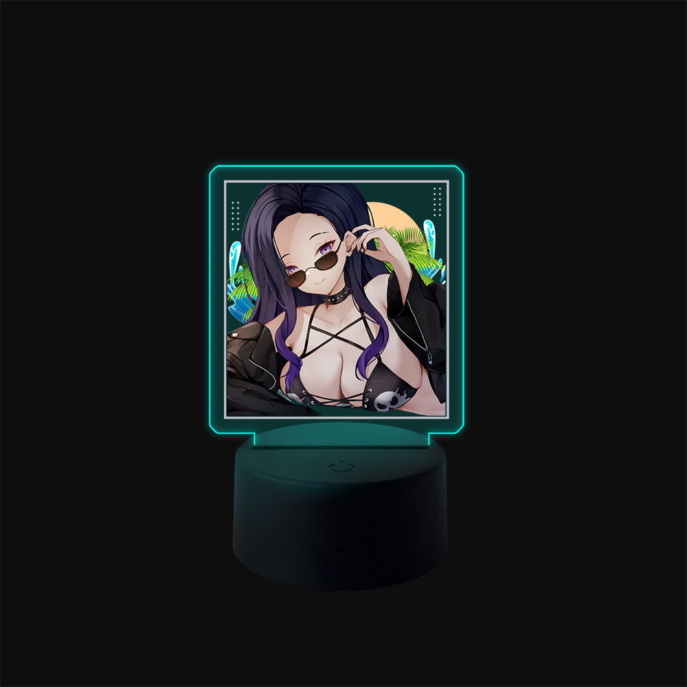 Ms_Nyxx "Purple Summer" LED Desk Lamp