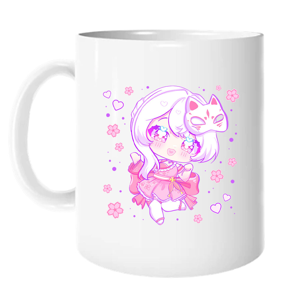 AyumiLeeVT "Chibi in Cherry Blossoms" Mug
