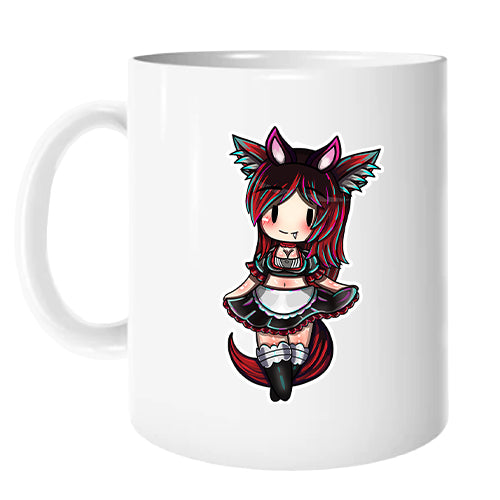 AeriytheNeko Red Maid Mug