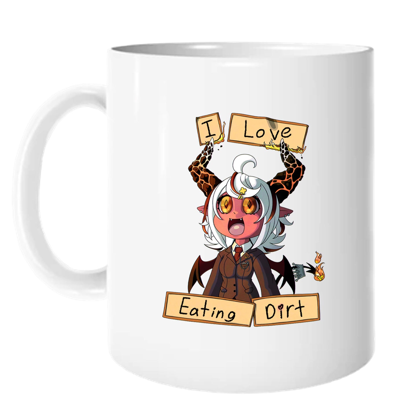 Imakuni "I Love Eating Dirt" Mug