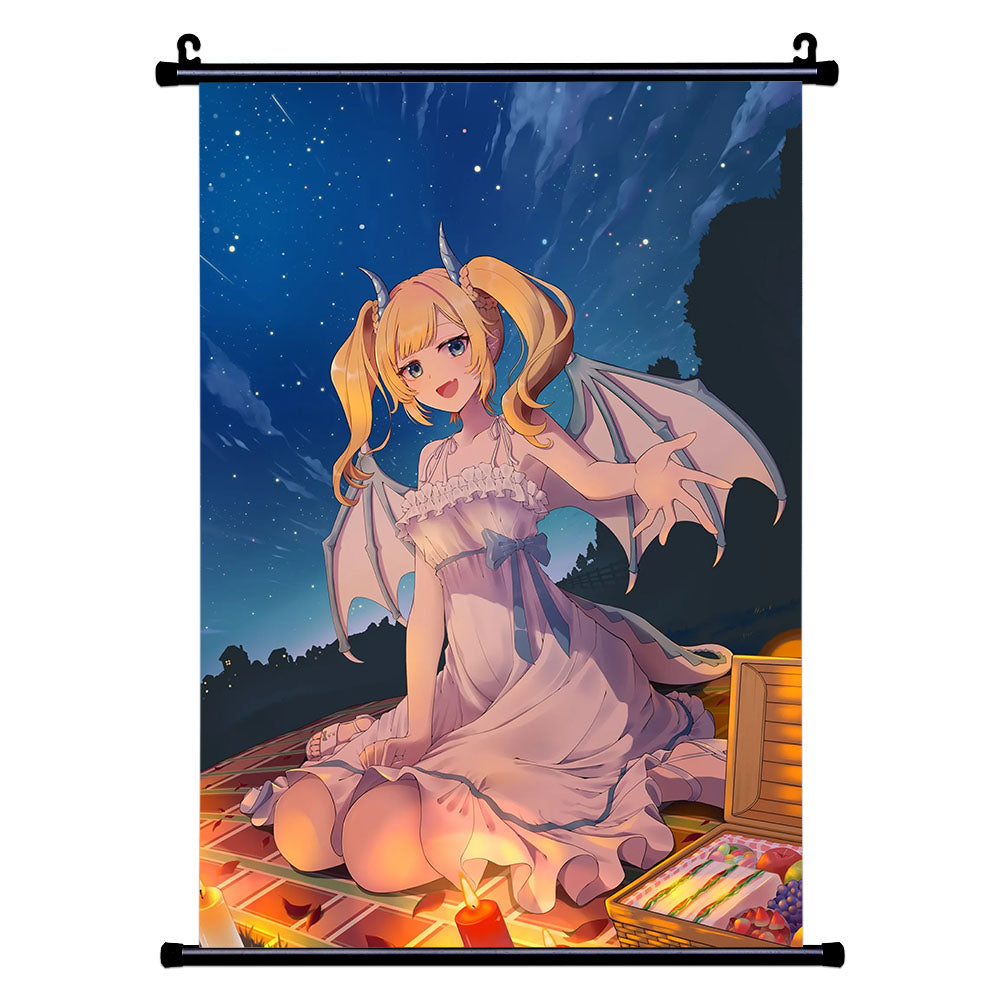 Myra Locke Candle Lit Picnic Wall Scroll