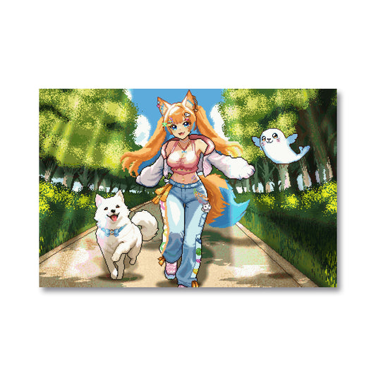 Nanna NamNam "Walk at the Park" Poster