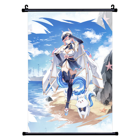 NatsuNami Fearless Captain Wall Scroll