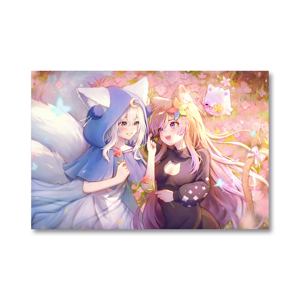 NekoElla Ella and Lia Poster