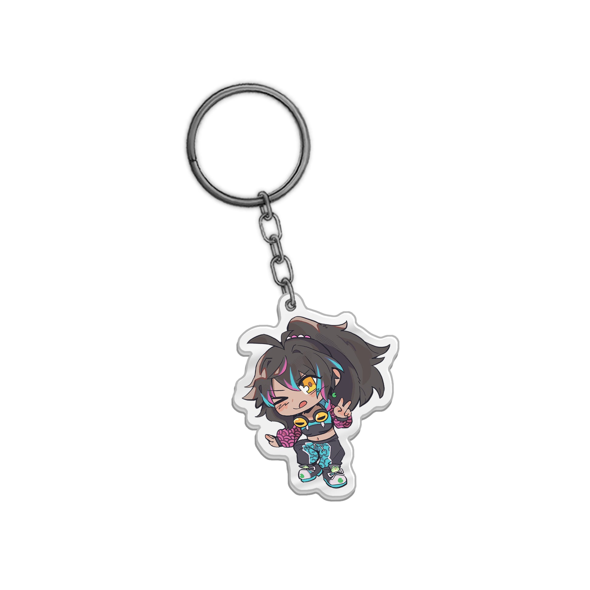 NeonHarper Peace Chibi Keychain