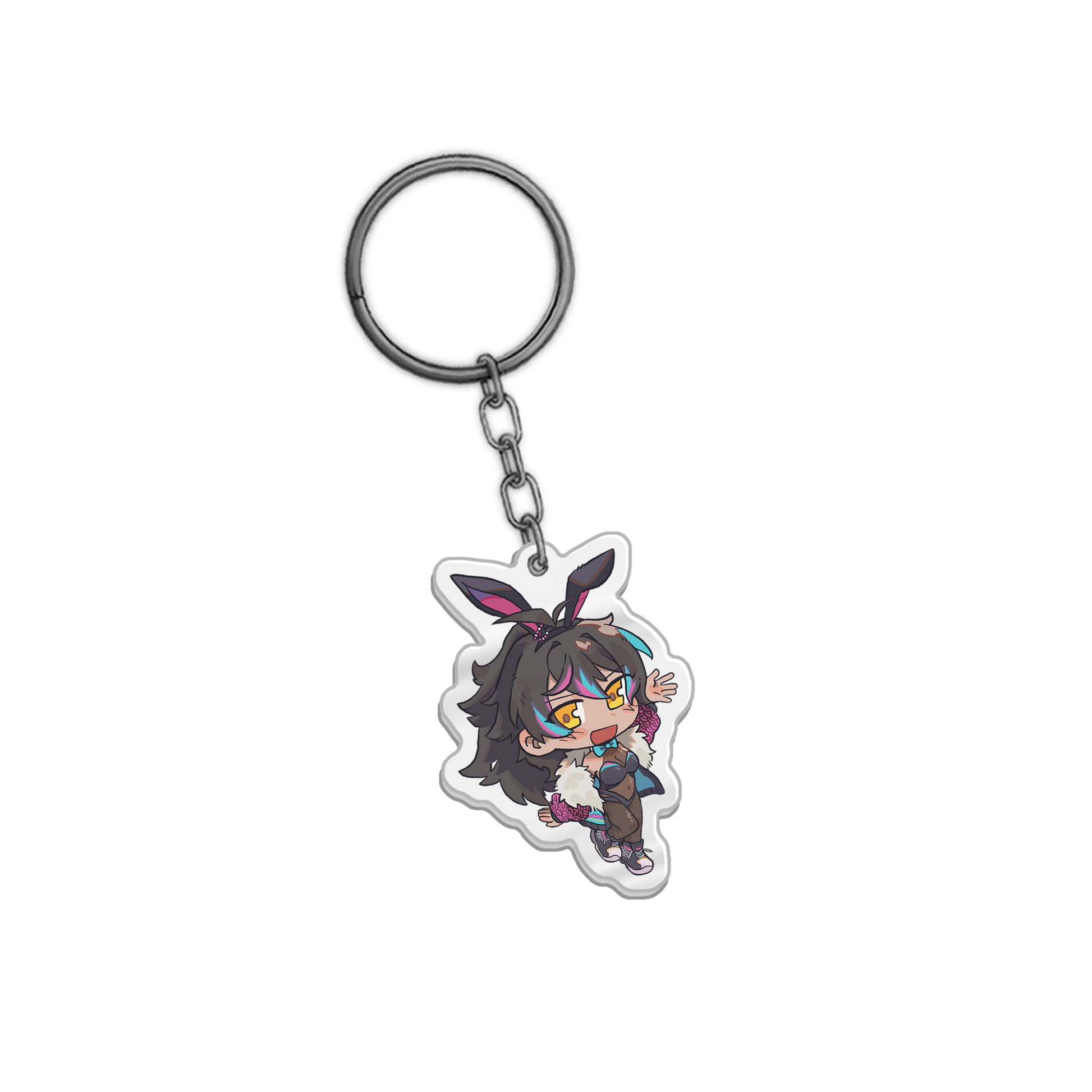 NeonHarper Wave Keychain