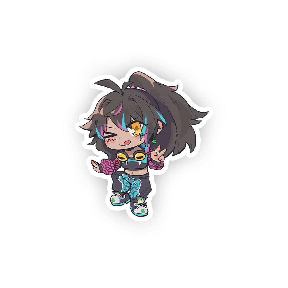 NeonHarper Peace Chibi Sticker