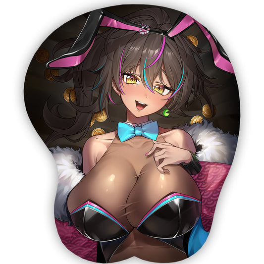 Neonharper Bunny 3D Mousepad