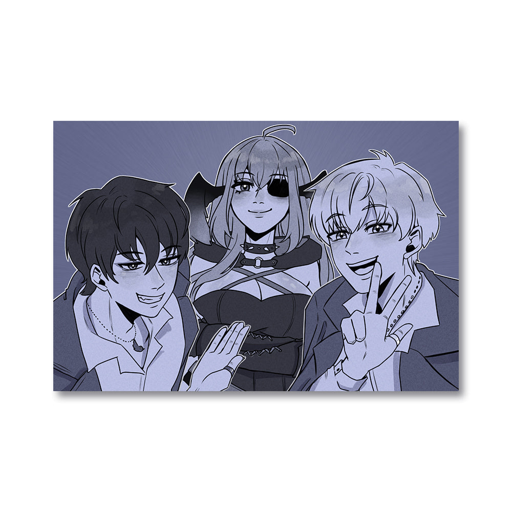 Ninato_Zachi "Triple Threat" Poster