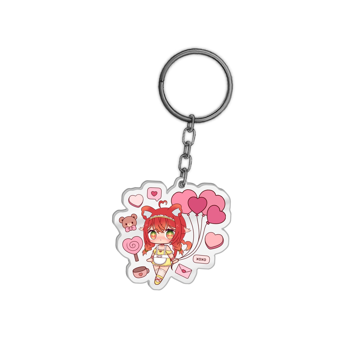 Niwwu Balloons Chibi Keychain