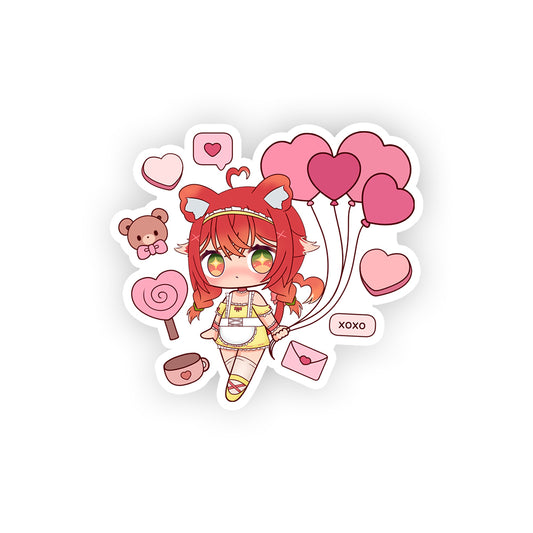 Niwwu Balloons Chibi Sticker