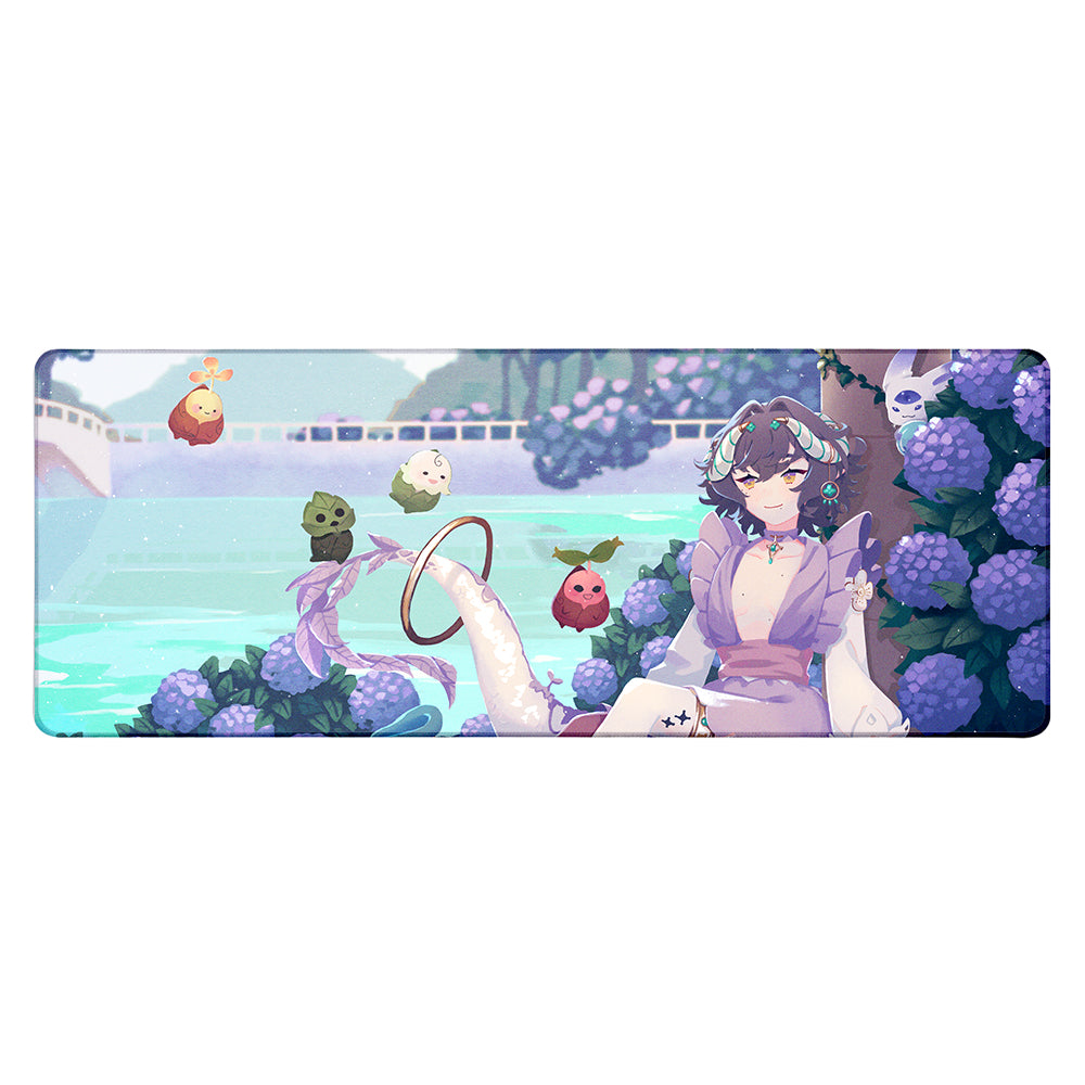 NoctilucaVT Hydrangea Garden XL Mousepad