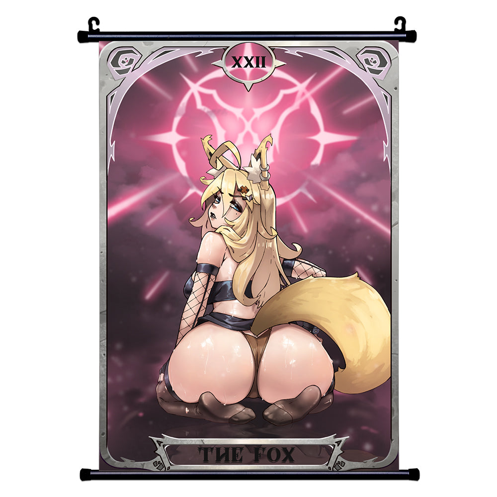 nofoxweregiven "XXII: The Fox" Tarot Wall Scroll
