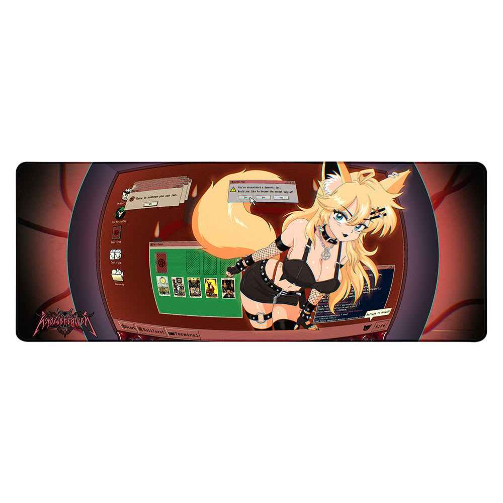 nofoxweregiven "Digital Demon" XL Mousepad